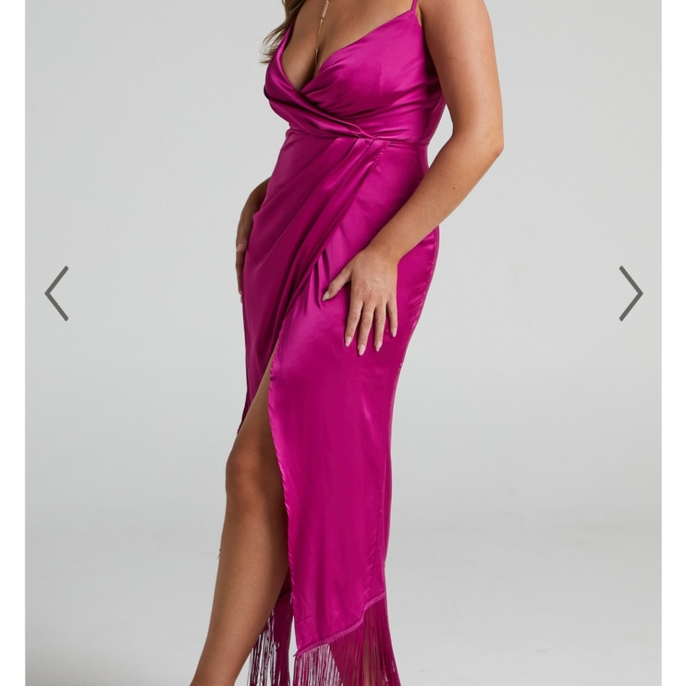 Showpo Rholie Assymetrical dress US size 8